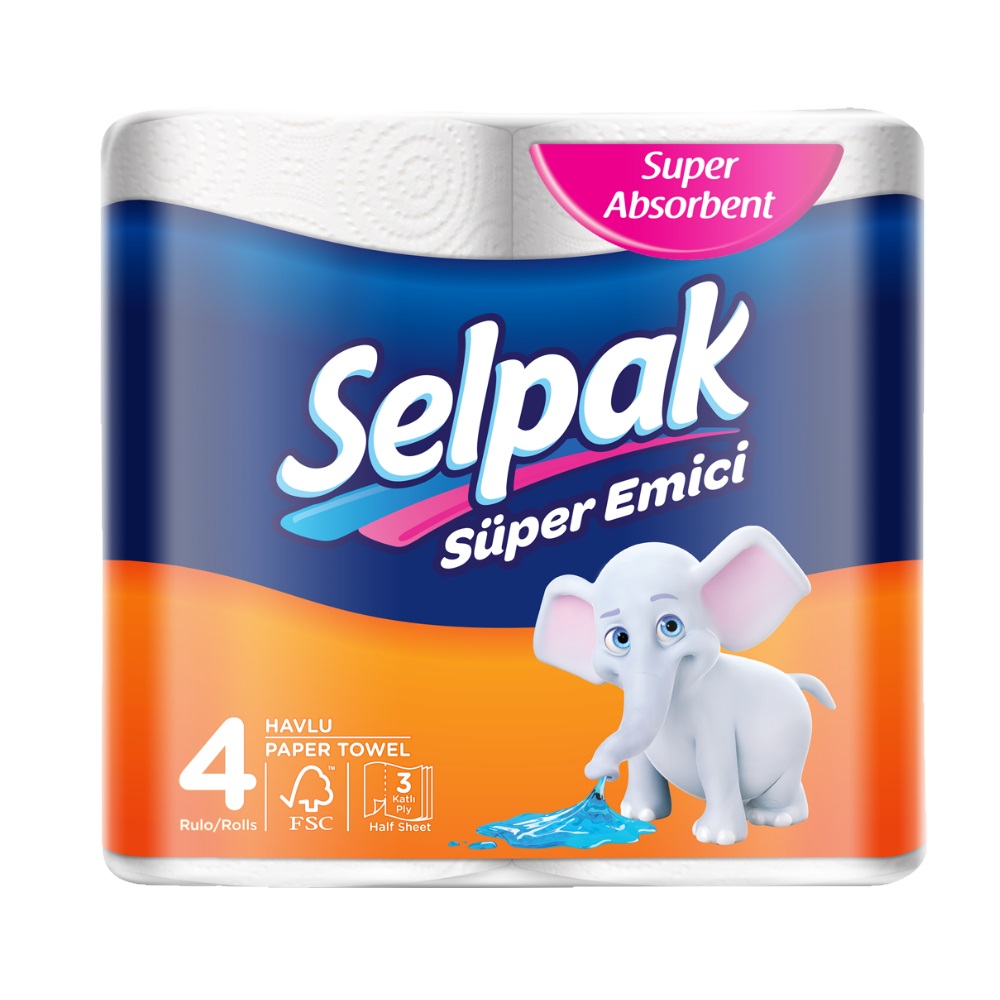 Selpak Ręcznik papierowy 4 szt.