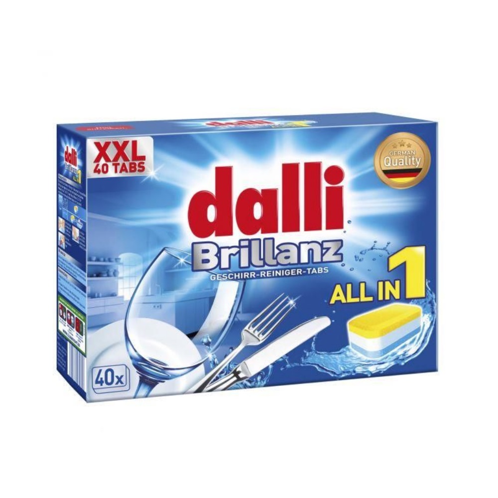 Dalli Brillanz XXL Tabletki do zmywarki 40 szt.
