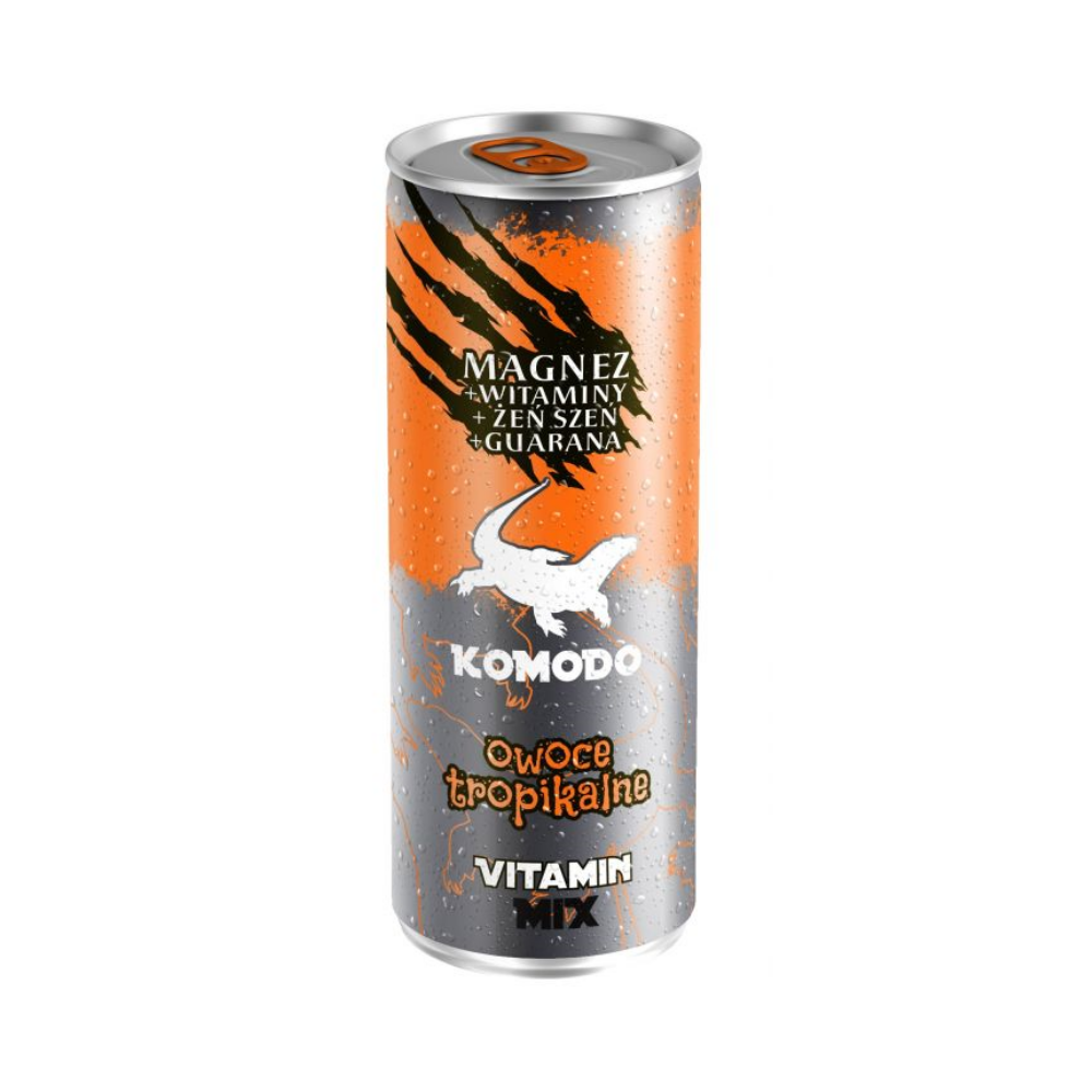 Komodo Magnesium Tropical Napój witaminowy 250 ml