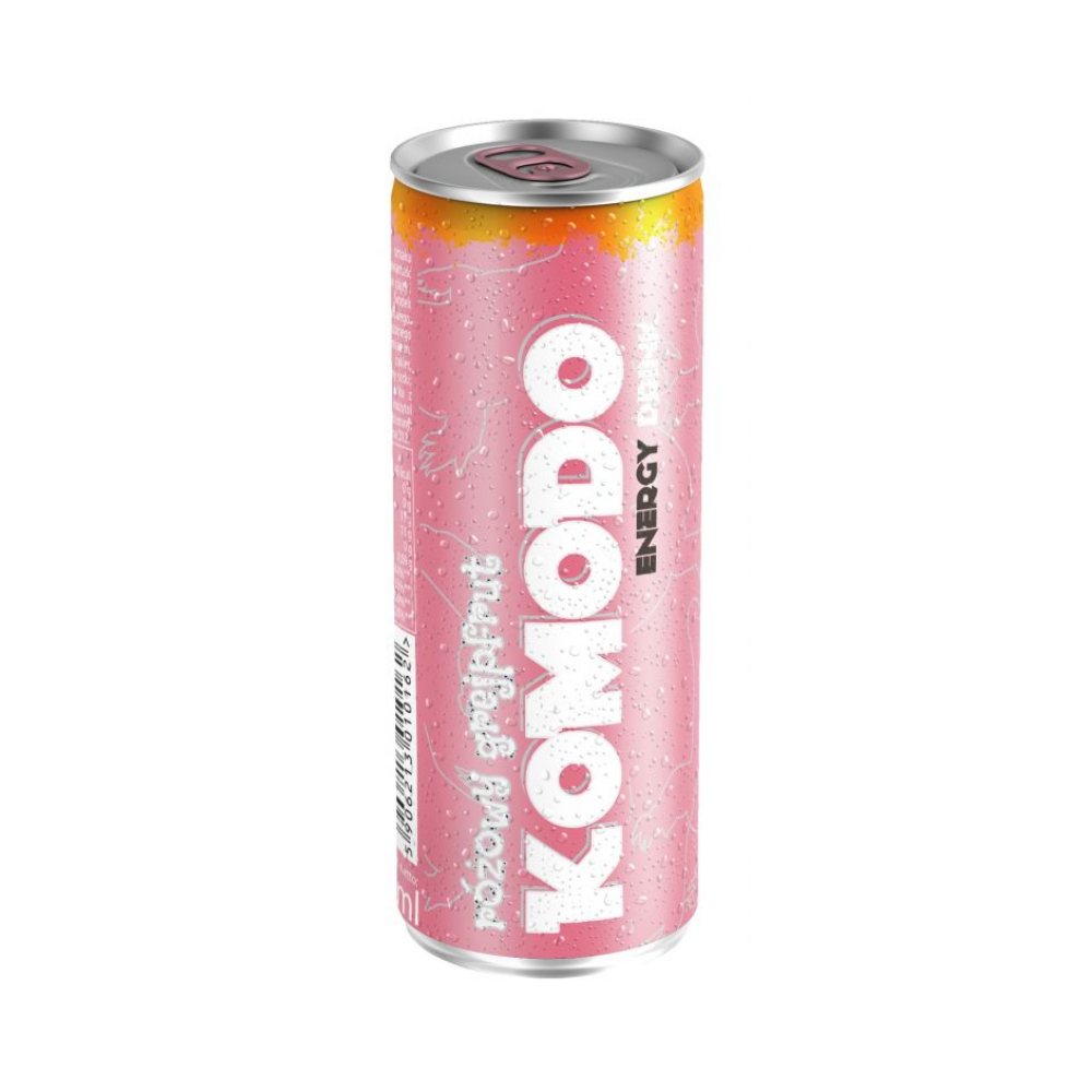 Komodo Pink Grapefruit Napój energetyczny 250 ml