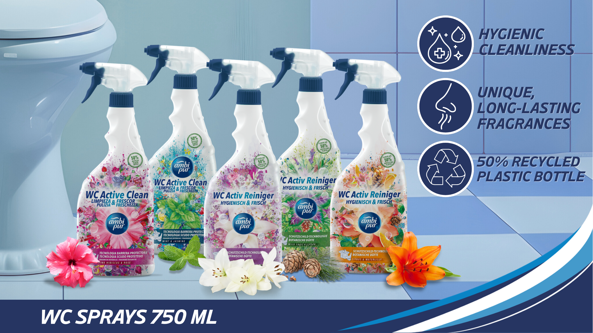 Ambi Pur WC sprays 750 ml