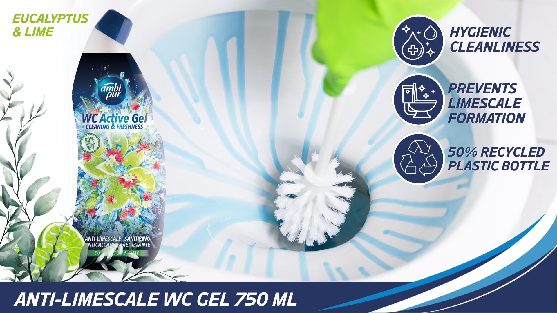 Ambi Pur Anti-Limescale 750 ml gel